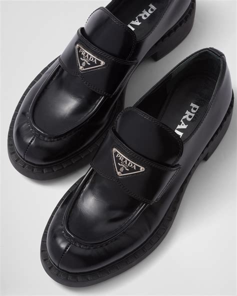 prada cracle loafers|loafers prada shoes.